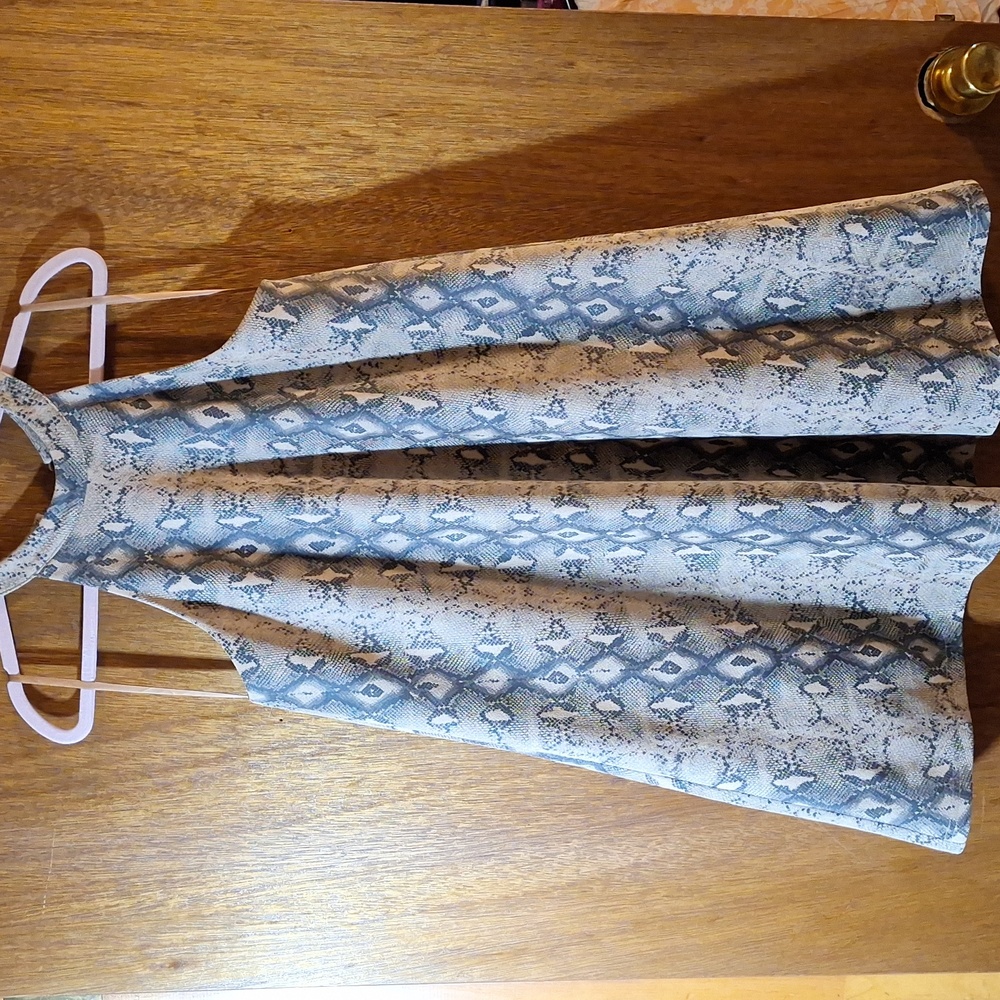 She + Sky rattlesnake printed dress